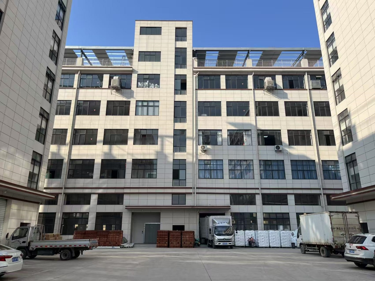 Manufacturing Building and Loading Area