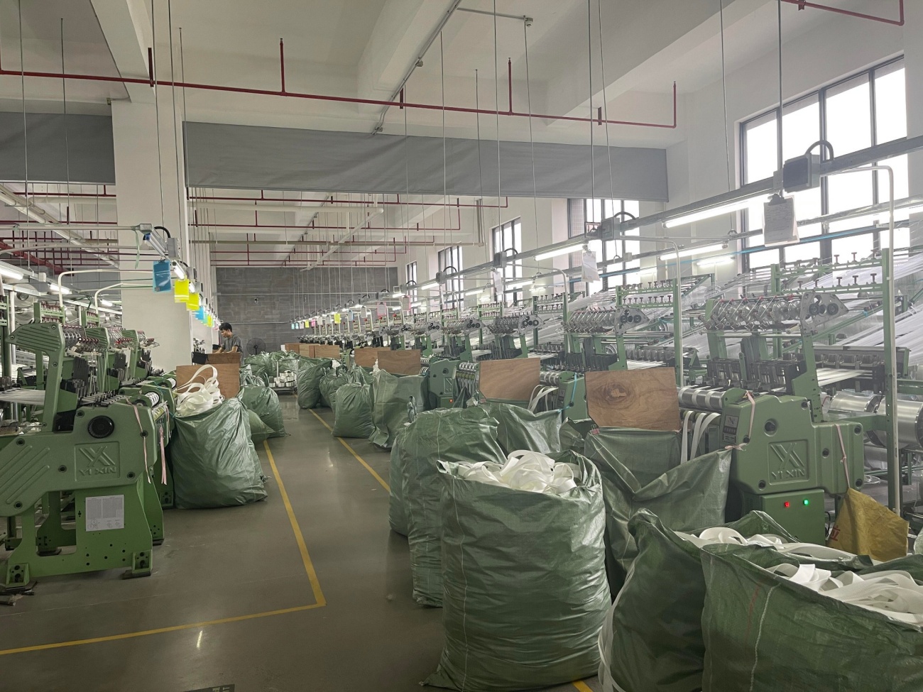 Webbing Looms and Production Collection Bags