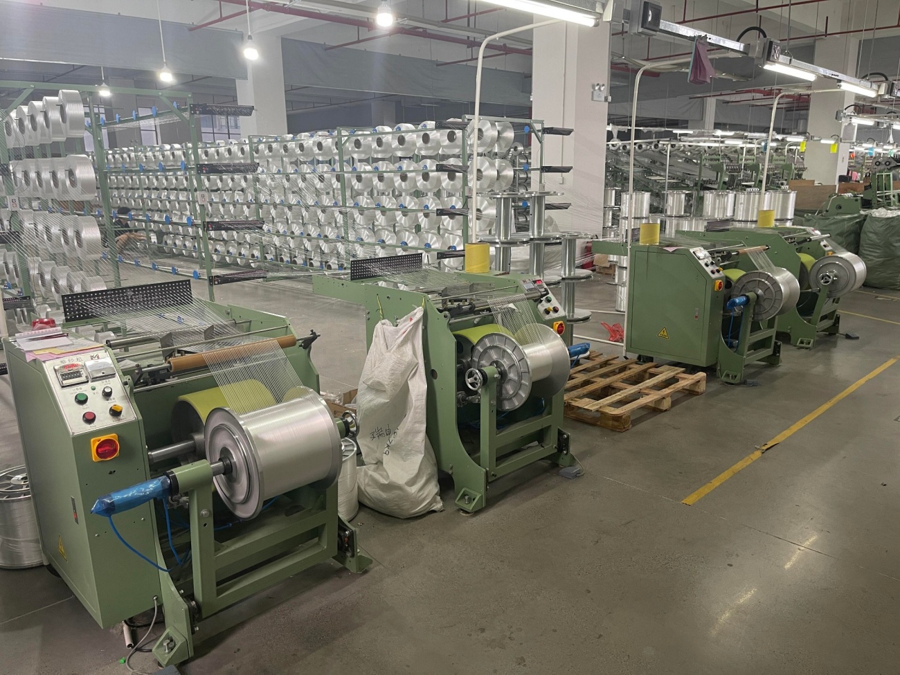 Yarn Creels and Warp Beam Preparation